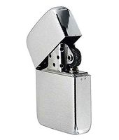 Zippo 1941 Vintage Replica Lighter, Windproof Brushed Chrome #1941