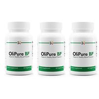 Stop Aging Now - OliPure BP - Olive Leaf Extract Blood Pressure Support Formula - 180 Veggie Caps (3 Bottle Multi-Pack)
