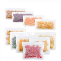 Niocaa 10 Pcs Vacuum Compression Bag Food Storage Bag Self-Sealing Food Bag Fresh-Keeping Bag