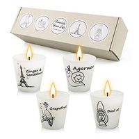 CREASHINE Scented Candles Gifts Sets for Women, Luxury Glass Jar Soy Wax Candle, Aromatherapy C…