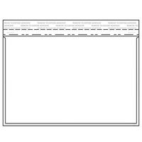 EnvyPak Crystal Clear Booklet Style Envelope 6" x 9", Permanent Tape (5.5″ x 8.5″ Insert Size) Holds Booklets, Catalogs and Brochures. - 3.5 mil Polypropylene - Box of 500
