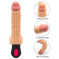 9 Inch Thrusting Thrusting Dìdlo with Strong Suction Cup Víbérâtë Adult Toys for Women with 6 Different Speeds Couples Game Perfect Gift Rechargeable Wireless Remote Control Back Foot Neck Leg