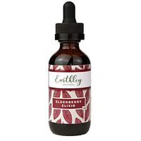 Earthley Elderberry Herbal Extract, Made with 100% Organic Ingredients, Concentrated Formula, Immune Supporting Herbs, Gluten-Free, Soy-Free, Corn-Free, No Added Sugars or Colors (2oz, Regular)