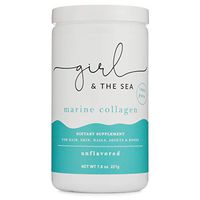 Girl & The Sea 100% Pure Marine Collagen Powder, Hydrolyzed Fish Collagen Peptides, for Skin, Hair, Nails, Bones & Joints, Wild-Caught, Non-GMO, Unflavored, Environmentally Sustainable