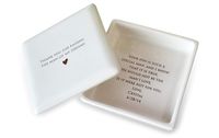 Unique Mother of the Groom Gift or Mother's Day Gift - Personalized Square Keepsake Box - Thank you for Raising the Man of My Dreams - comes with a gift box