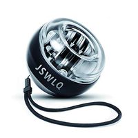 Eletre Power Wrist Ball Wrist Ball Spinner Gyroscopic Wrist Trainer Ball Auto-Start Power Ball Wrist & Arm Exerciser for Stronger Muscle and Bones Workout (White Transparent)