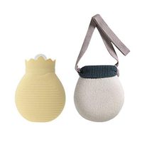 Anchor1 Hot Water Bag Silicone Hot Water Bottle Hand Warmers Microwave Heating Bottle Portable Warm Hand Treasure (Color : A)