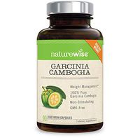 NatureWise Pure Garcinia Cambogia | 100% Natural HCA Extract Supports Weight Loss and Curbs Appetite with Superior Absorption [1 Month Supply - 90 Count]