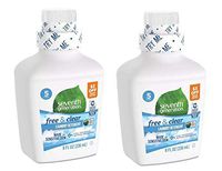 Seventh Generation - Free & Clear Trial Liquid Laundry Set of 2 Bottles - 8oz Each