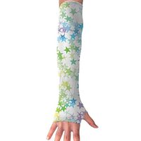 SSKYFLOWER Rainbow Stars Arm Sleeves, Cool Arm Sleeves UV Protection for Men Women Youth Arm Warmers for Cycling Golf Baseball Basketball Tattoo Cover Elbow Sleeves