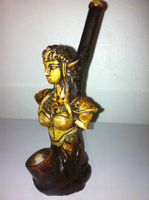 Handmade Tobacco Pipe, Princess Zelda Design.