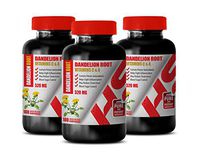 Liver Support Supplement - Dandelion Root 520 MG - Pure and Potent Ingredients - Dandelion Supplement Pills - 3 Bottles 540 Capsules