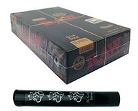Herb Airtight Tube Pocket Protector with Raw Black Natural Rolling Papers 24 Count Box DC Crafts Nation-Ganesha
