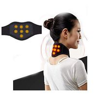 Magnetic therapy self-heating neckband, cervical vertebrae support cervical vertebra protection, relieve neck pressure, fatigue, pain