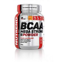 Nutrend BCAA MEGA Strong Powder Plus L-GLUTAMINE 300g Orange Flavor Amino Acids L-leucine, L-isoleucine and L-valine 4:1:1 Ratio 6000mg BCAA Per Serving