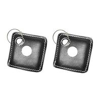 all4fit Fashion Key Chain Cover Style Accessories for Tile Skin Phone Finder Key Finder Item Finder (only case, NO Tracker Included). for New Tile pro 2018. Black X 2