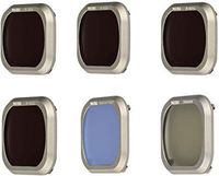 NiSi Advance Kit fit DJI Mavic 2 Pro (6-Pack), Featuring ND4, ND8, ND16, ND32, Natural Night and Polarizer