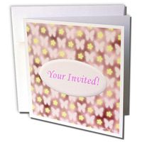 3dRose Your Invited - Greeting Cards, 6 x 6 inches, set of 12 (gc_36716_2)