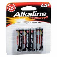 Walgreens Alkaline Supercell Batteries AA, 4 Each