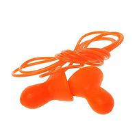 V2AMZ - Soft Silicone Corded Earplug Swimming Ears Protect Reusable Noise Reduction Tool