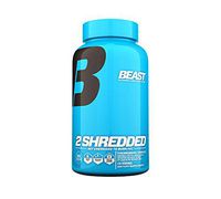 Beast Sports Nutrition – 2 Shredded – Thermogenic Weight Loss Supplement – Burns Body Fat – Controls Appetite – Supports Healthy Thyroid – Increases Daily Energy – 120 Veggie Caps