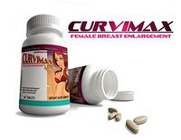 CURVIMAX Female Breast Enhancement and Enlargement Pills, 60 Tablets by MARINANATURALS
