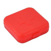 uxcell Travel Portable Medicine Pill 4 Compartments Storage Case Box Holder