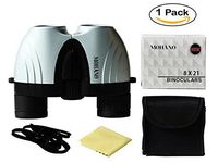 Binoculars for Kids - 8x21 Kids binoculars with High Resolution - Small Size for Children and Women - Real Optics for Hunting, Bird Watching, Outdoor Play - Shock-proof and Water-proof - (Light Blue)