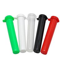 3pcs Portable Daily Pill Case,95MM Doob Tube Vial Waterproof Airtight Smell Proof Odor Sealing Container,Pocket Pill Container,Keychain Pill Fob,Travel Pill Holder for Men Women,Random Color (3)