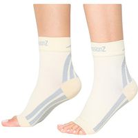 CompressionZ Plantar Fasciitis Socks - Compression Foot Sleeves - Ankle Brace Arch Support - Pain Relief for Heel Spurs, Edema, Achilles Tendonitis