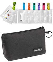 pillpanion Portable, Easy to Fill and Follow Pill Organizer for Medications and Supplements, Classic Black