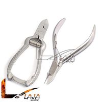 LAJA Imports Toe Nail Clipper Cutter Steel Heavy Duty Barrel Spring 5.5 Free Cuticle Nipper