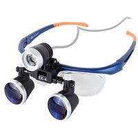 ELEOPTION Headset Magnifying Glasses 2.5X with LED Headlight Lamp 3W High Brightness Magnifier Loupe for Dental Surgical Binocular Loupes Glasses (Headlight +Magnifier 2.5X)