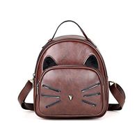 Howstar Girl Backpack Travel Rucksack Handbag Travel School Book Bags (Brown)