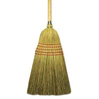 O'Dell Corn/Fiber Lobby Brooms, 53.5"", Natural, 6/Carton, New