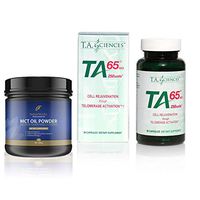 T.A. Sciences | TA-65 Supplement | 1x90 Capsules | 250 U | Free MCT Oil Powder