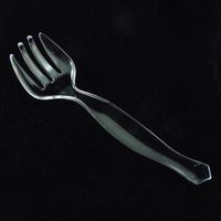 Clear Serving Forks (4)