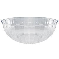 Party Essentials N674563 Hard Plastic 192-Ounce Serving Bowl, Clear