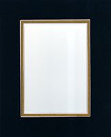 Pack of 10 16x20 Black/Metallic Gold Double Mats Mattes with White Core Bevel Cut for 11x14 Photo + Backing + Bags