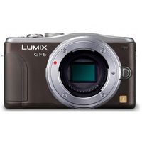 Panasonic Lumix DMC-GF6 Mirrorless Micro Four Thirds Digital Camera Body Only (Brown) (International Model)