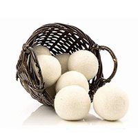 6pcs/Pack Laundry Premium Wool Dryer Balls [XL=2.76''] Reusable Natural Laundry Fabric Softener Clean Ball