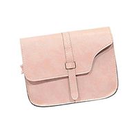Bolayu Women Girl Shoulder Bag Faux Leather Satchel Crossbody Tote Handbag (A)
