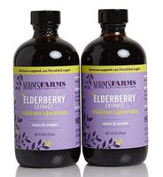 Norm's Farms Children's Formula Black Elderberry Extract & Blueberry Juice 8 Ounce Bottle, Pack of 2