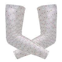 Christmas Penguin Mushroom and Grass White Unisex Arm Sleeve,UV Protection Arm Compression Sleeve, Skin Protection Sport Arm Cooler Sleeve for Running Hiking Jogging Motorcycling Climbing Camping