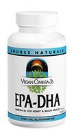 SOURCE NATURALS Vegan Omega-3s Epa-Dha 300 Mg Vegetable Soft Gel, 30 Count