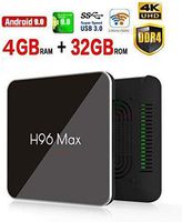 H96 MAX X2 Amlogic S905X2 Android 9.0 4GB DDR4 RAM 32GB ROM TV Box Android TV Box 4K Ultra HD Support 2.4G/5.8G Dual WiFi Bluetooth 4.0 HDMI 2.1 USB 3.0 with h9