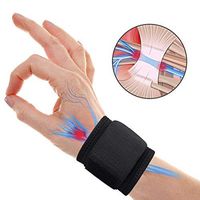 Fei-5 Wrist Brace, Compression Wrist Support for Pain Relief & Promotes Healing- Single Camel