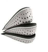 One Pair Hard Breathable Memory Foam Height Increase Insole Invisible Increased Heel Lifting Inserts Shoe Lifts Shoe Pads Elevator Insoles for Men Women (4cm height)