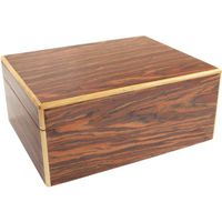 Savoy by Ashton Medium Humidor in Black Calabash, 50 Cigar Capacity