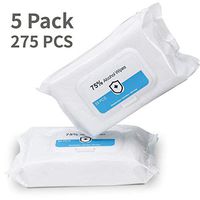 Detergent Wipes（4 Packs，275 PCS）75% Solvent Content Clean Wipes - Wipes delivery time is 15 Working Days.